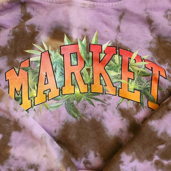 Market Herbal Remedy Tie-Dye Hoodie - Size Large - Picture 2 of 6